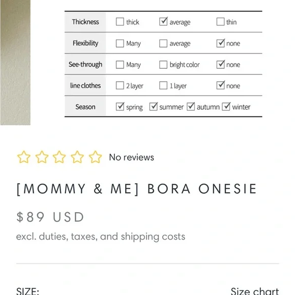 Cream Lace-Trimmed Kids Bodysuit MOMMY & ME BORA ONESIE - Picture 4 of 4
